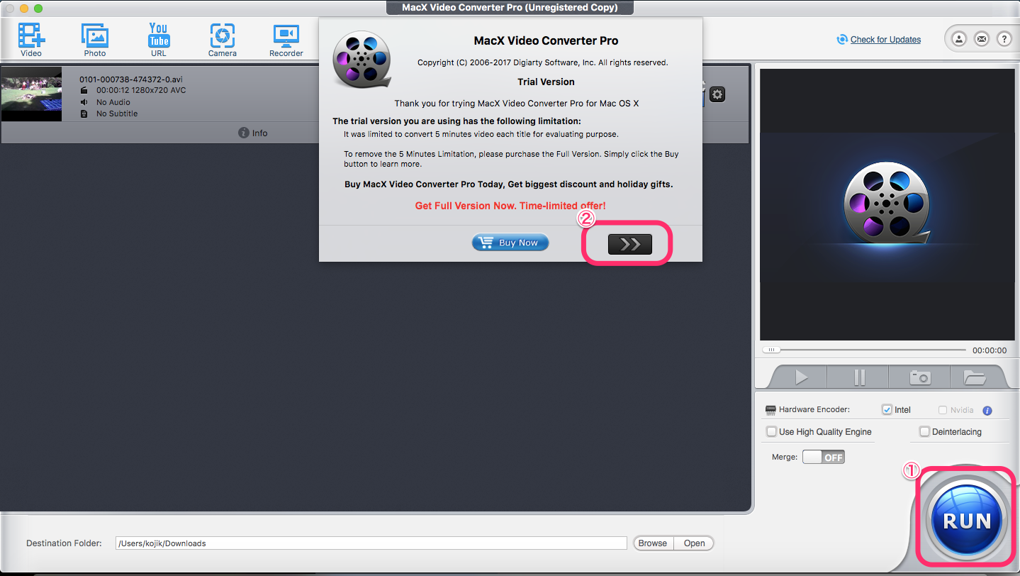 ベスト Macx Video Converter Free Edition 制限 人気の画像をダウンロードする